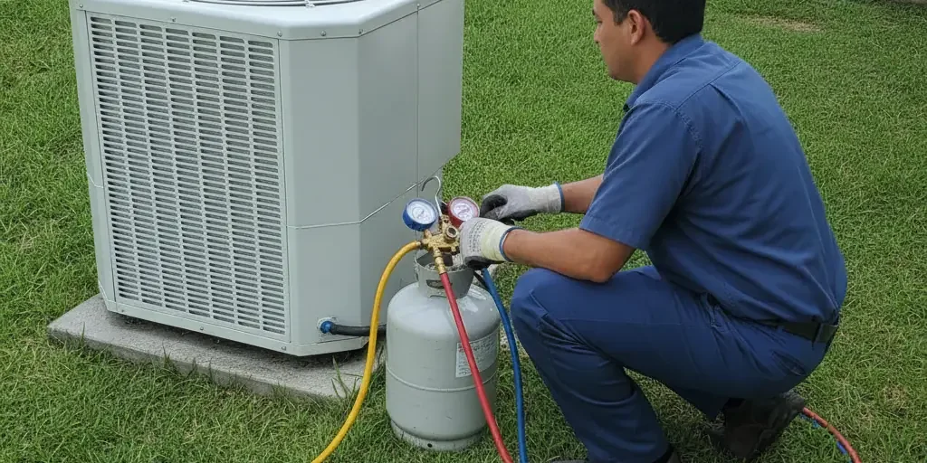 Refrigerant recharge and compressor service in Austin, TX